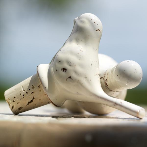 Foto Nkuku 'Pemba' Ceramic Bottle Stoppers (Spin Top)