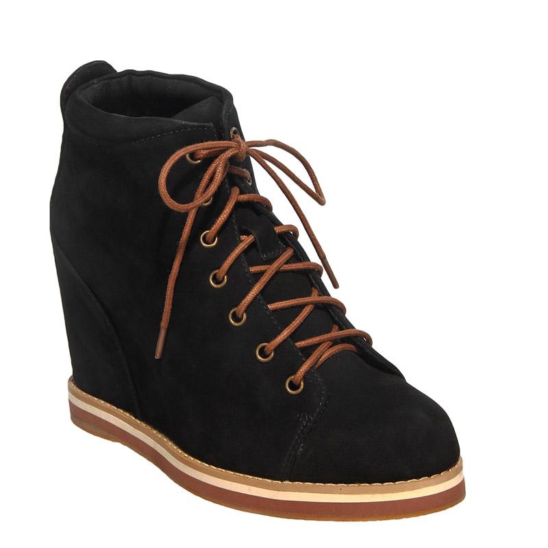 Foto No Name Zapatos de plataforma - wish desert nubuck - Negro