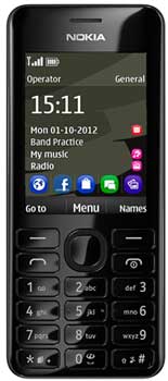 Foto Nokia 206 Asha Negro Dual Sim. Móviles Libres
