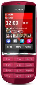 Foto Nokia 300 Asha Rojo . Móviles Libres