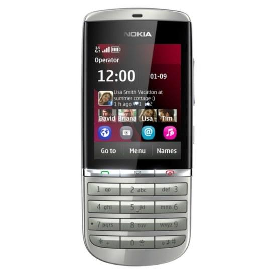 Foto Nokia Asha 300 Plata Blanco Libre