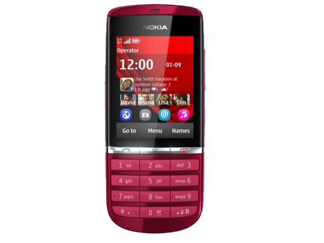 Foto Nokia Asha 300 Rojo. Telefono Movil Libre