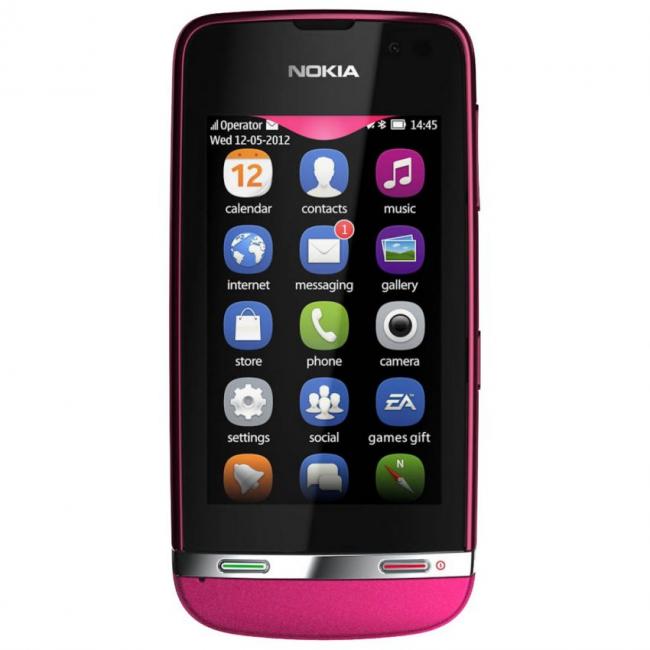 Foto Nokia asha 311 3g rojo rosado