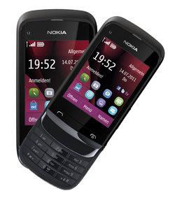 Foto Nokia C2-02 Touch and Type (chrome negro)