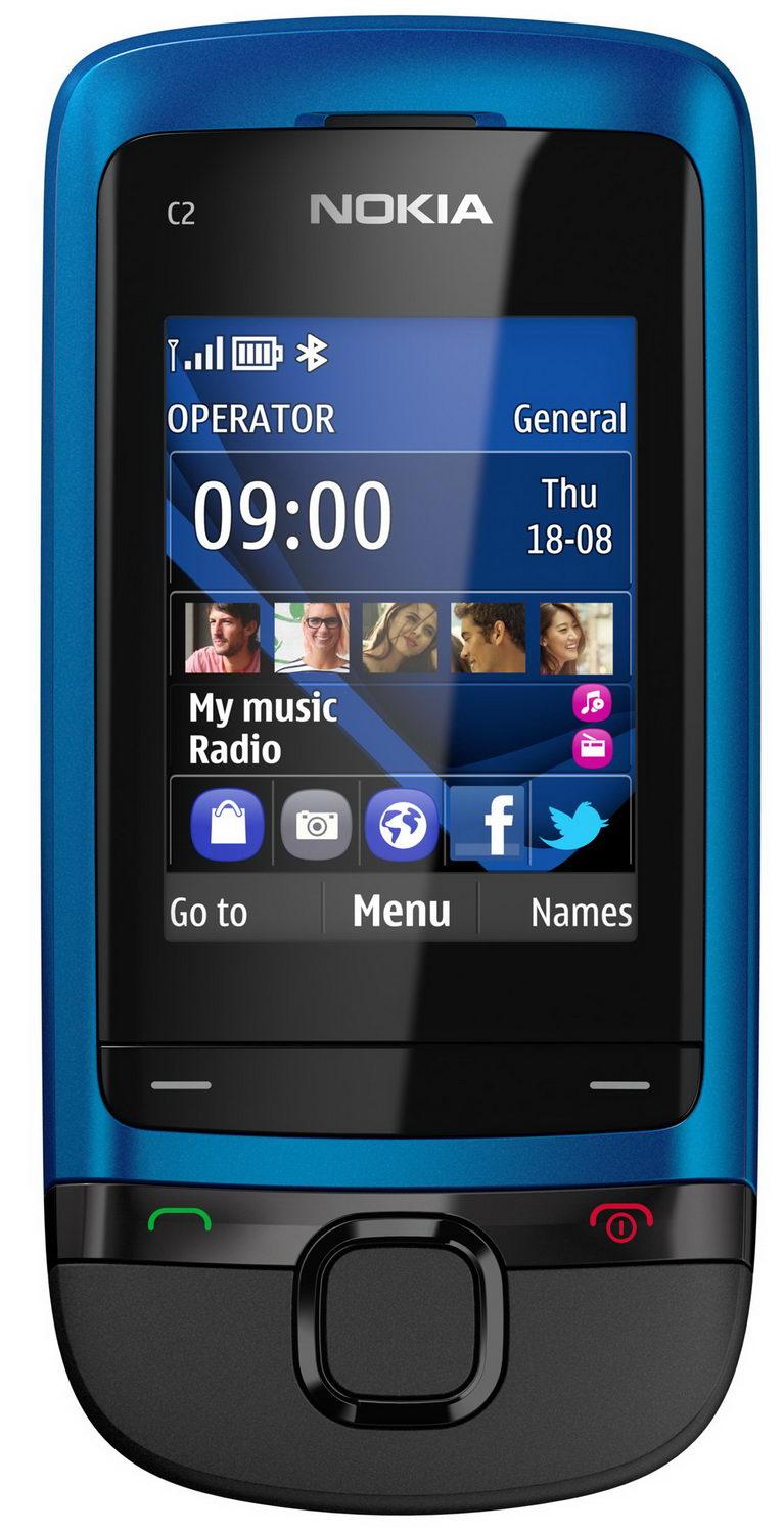 Foto Nokia C2-05 Slide Azul Libre