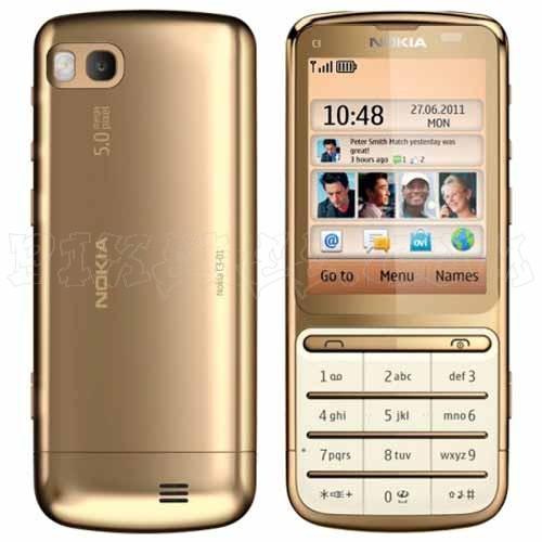 Foto Nokia C3-01 Touch and Type Oro