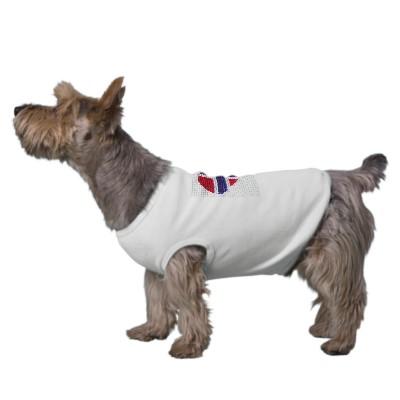 Foto Nordic noruego Noruega franco de la puntada de la T-shirt De Mascota