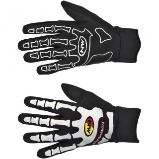 Foto NORTHWAVE Guantes SKELETON Gel Negro Blanco 2012