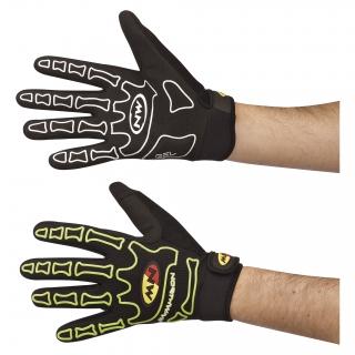 Foto NORTHWAVE Guantes SKELETON Negro Amarillo