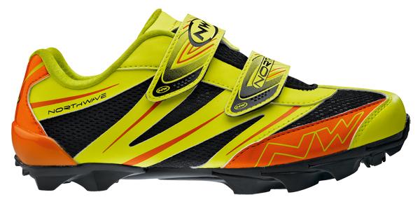 Foto Northwave Spike Pro Green/orange 2013 + Guantes Gratis