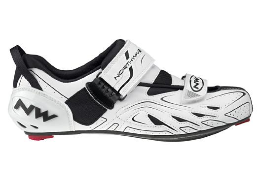 Foto Northwave Tribute White-Black Zapatos de Bicicleta de Triatlón