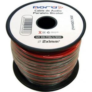 Foto Noru Bobina Cable Paralelo Rojo Negro  20 M 2 X 1 Mm Polarizado