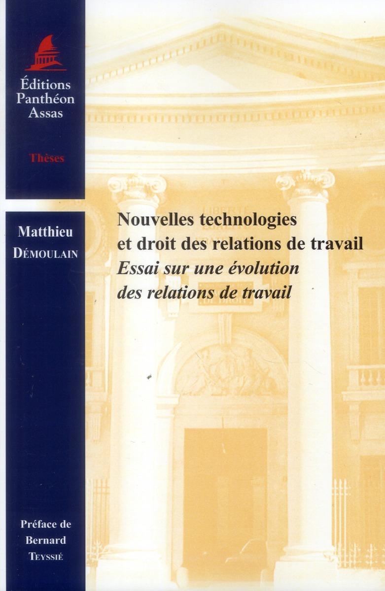 Foto Nouvelles technologies et droit des relations de travail