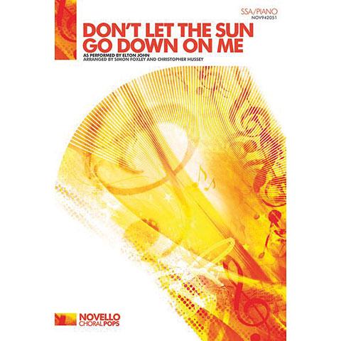 Foto Novello Don't Let The Sun Go Down On Me, Notas para coros