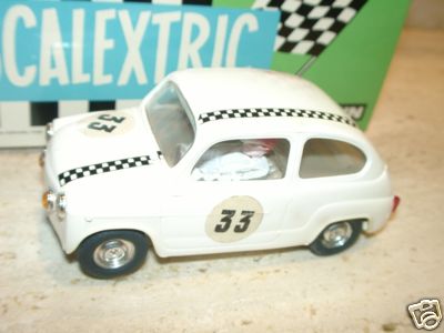 Foto Ntc) Scalextric Exin Cf-tc Seat 600 Blanco/blanco