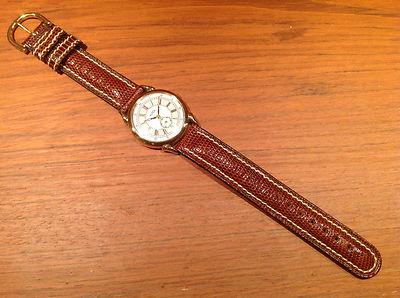 Foto Nuevo - Vintage Reloj Watch Montre Alfex Classic Quartz 34mm Steel - Expo