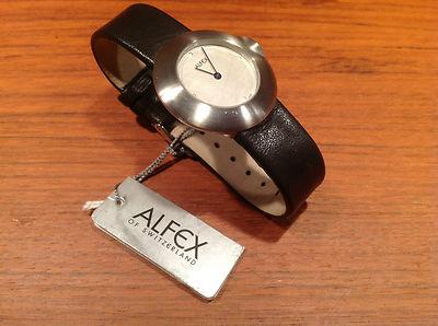 Foto Nuevo - Vintage Reloj Watch Montre Alfex Moments Quartz 32 Mm Steel  - Expo