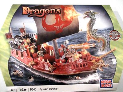 Foto Nuevo Barco Dragons De Guerra Fyreskiff Original  De Mega Blocks
