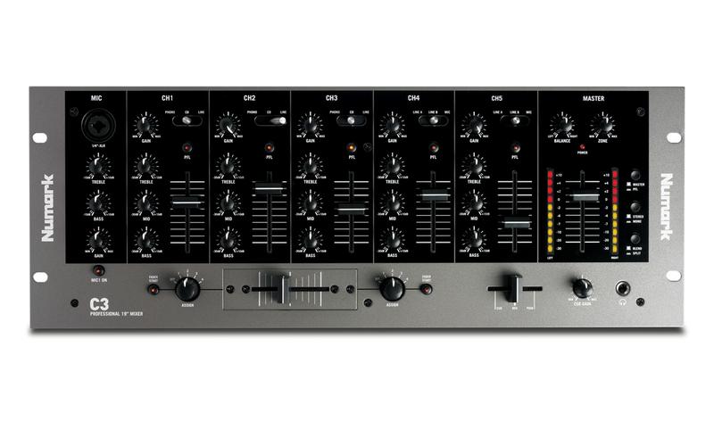 Foto Numark C3 Mezclador Rack con cinco canales