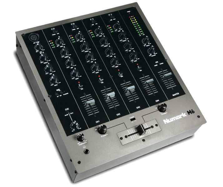 Foto Numark M6 Usb Mezclador De 4 Canales Para Scratch Con Usb