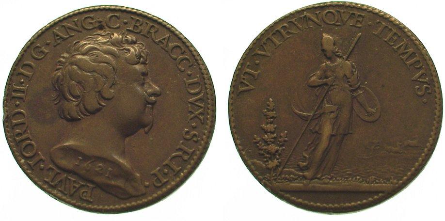 Foto Numismatik Bronzemedaille 1621