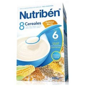 Foto Nutriben 8 cereales con galleta 600 g