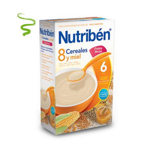 Foto Nutriben 8 Cereales Con Miel y Frutos Secos 600 gr.