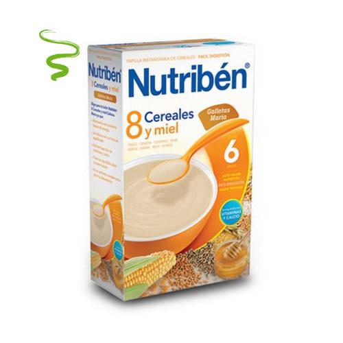 Foto Nutriben 8 Cereales Con Miel y Galletas María 600 gr.