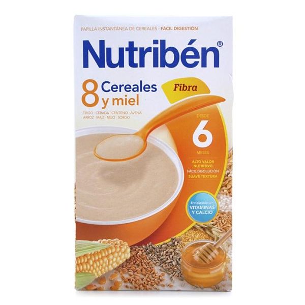 Foto Nutriben 8 Cereales y Miel Fibra 600g