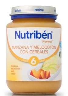 Foto NUTRIBEN MANZANA MELOCOTON CON CEREALES 200 G JU