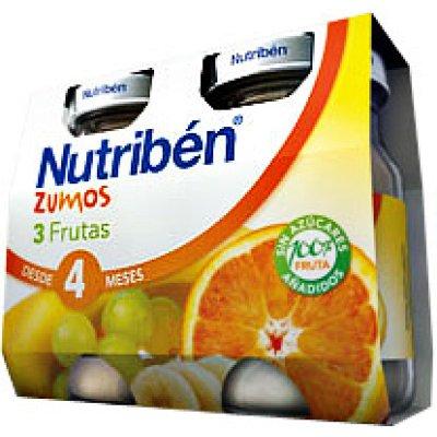 Foto Nutriben Nutriben Pack Zumo 3 Frutas