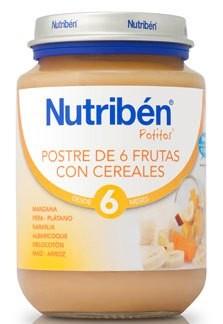 Foto NUTRIBEN POSTRE DE 6 FRUTAS CON CEREALES 200G