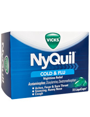 Foto Nyquil® Dayquil® Gripe Y Resfriados 72 Cápsulas Líquidas