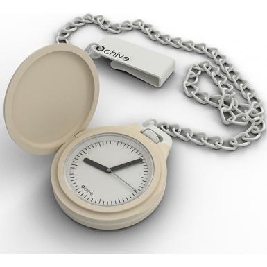 Foto O clock O Chive Cream Pocket Watch Model Number:OCHV03