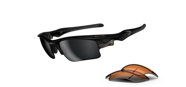 Foto Oakley Fast Jacket XL Gafas para ciclistas caballeros negro