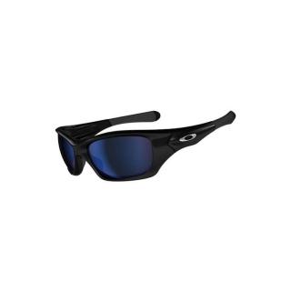 Foto Oakley Gafas De Sol Pit Bull Negro Pulido Lentes Azul Oscuro Polarizadas