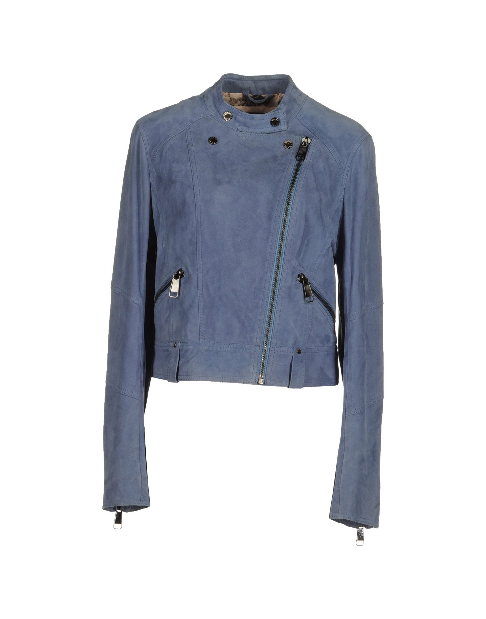 Foto Oakwood Chaquetas De Piel Mujer Azul francés