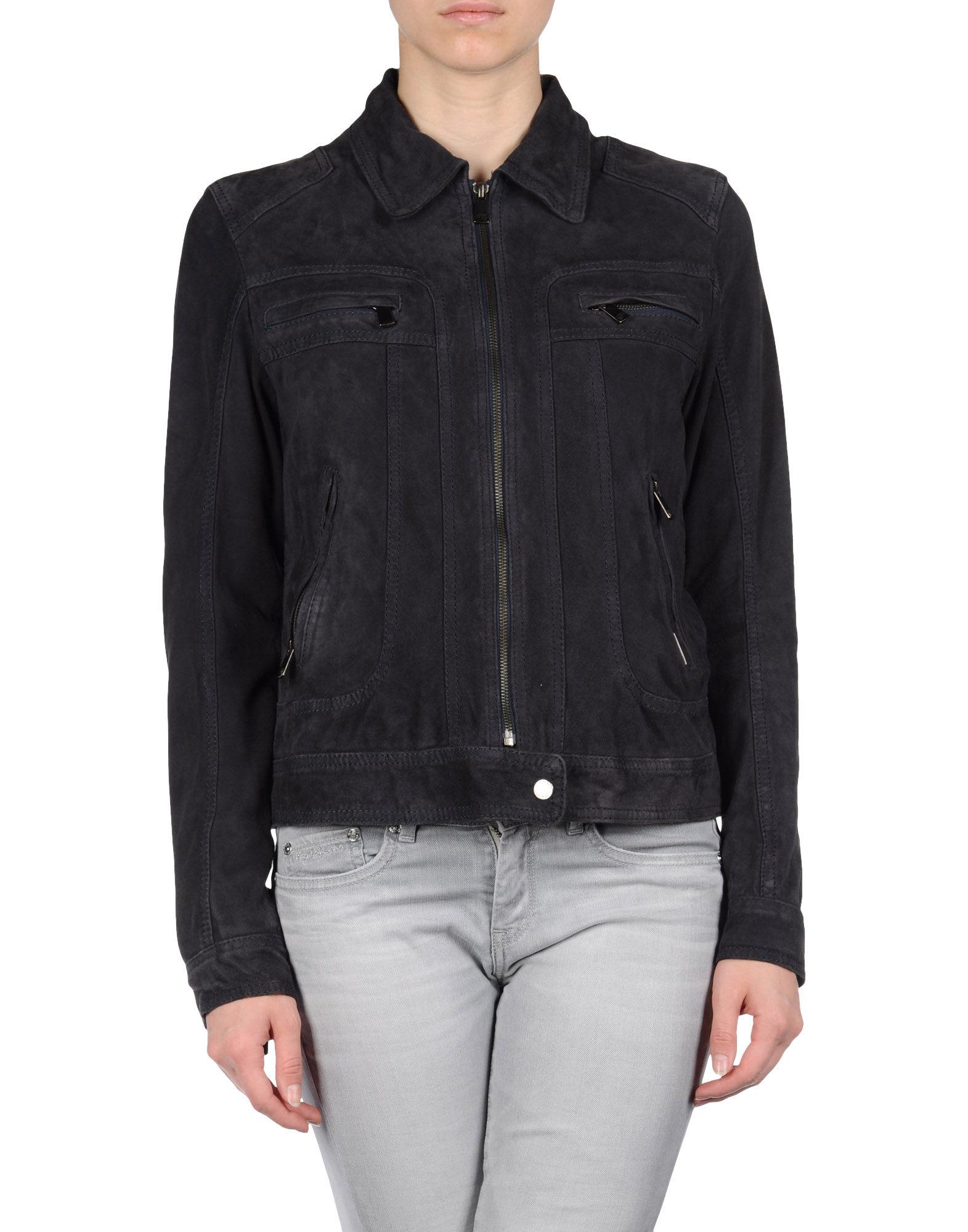 Foto Oakwood Chaquetas De Piel Mujer Azul oscuro