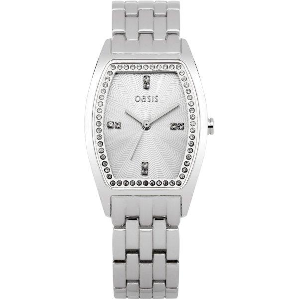 Foto Oasis Watches Ladies Analogue Silver Bracelet Watch B1133