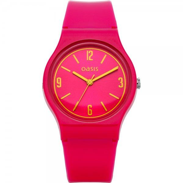 Foto Oasis Watches Women's Analogue Pink Strap Watch B1206