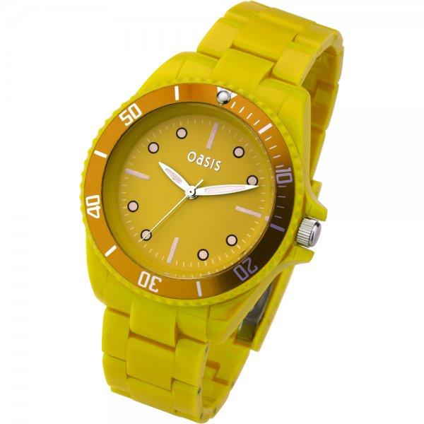 Foto Oasis Watches Women's Analogue Yellow Bracelet Watch B833