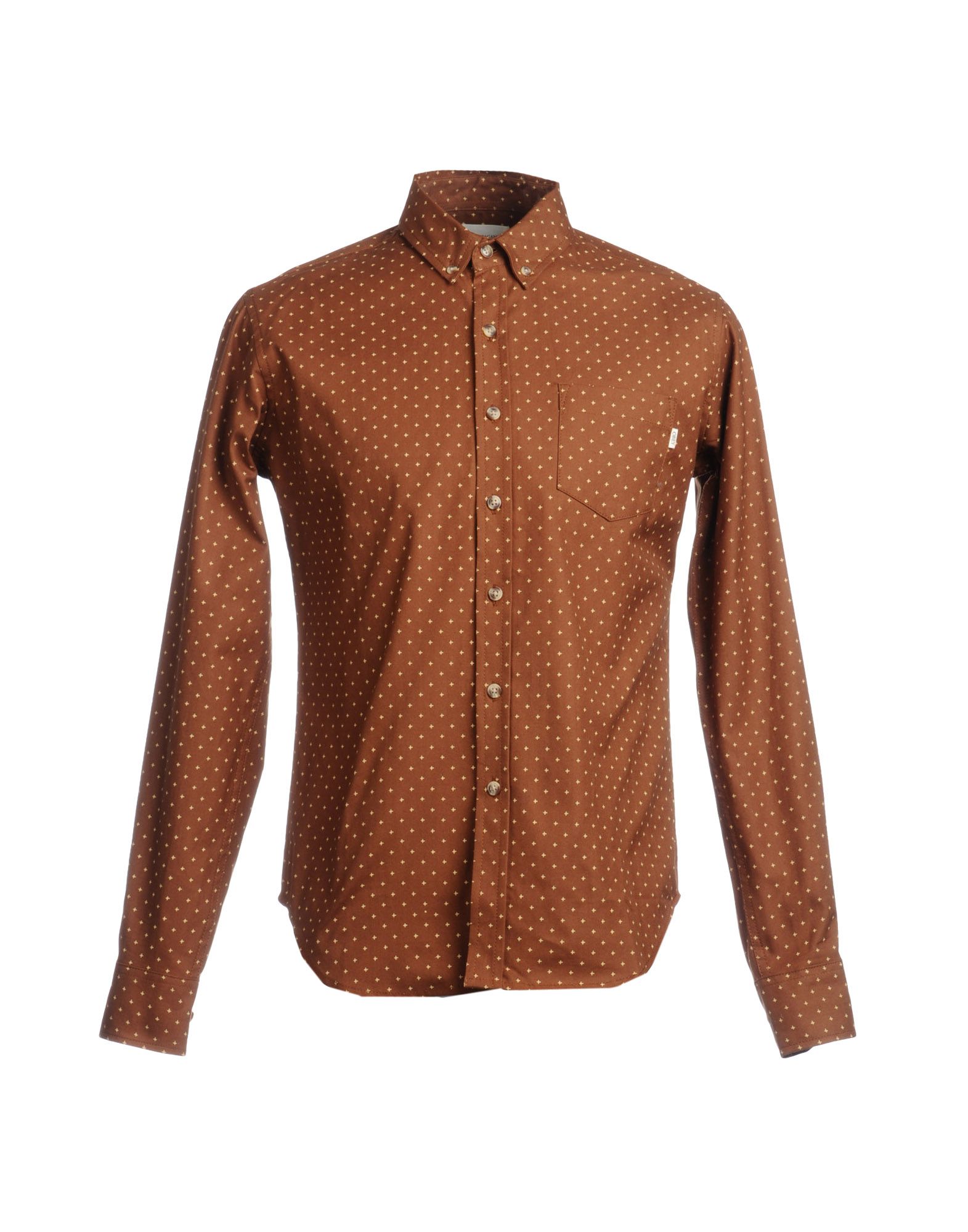 Foto obey camisas de manga larga Hombre Marrón