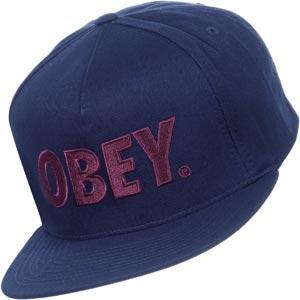 Foto Obey The City Snapback gorra azul