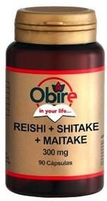 Foto Obire Reishi Shitake Maitake 90 cápsulas