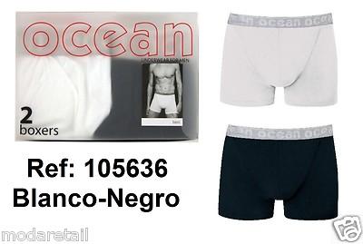 Foto ocean pack 2 calzoncillos tipo boxer 2 colores algodón muy cómodo