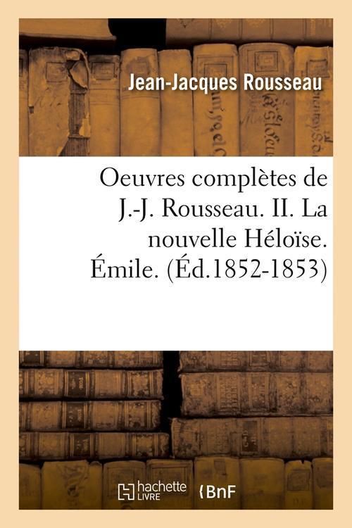Foto Oeuvres de j j rousseau ii edition 1852 1853