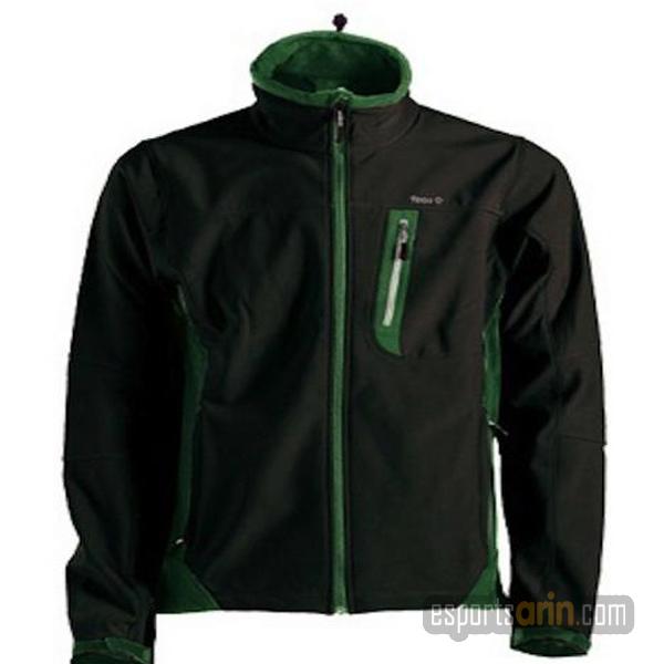 Foto Oferta chaqueta Izas negro/verde
