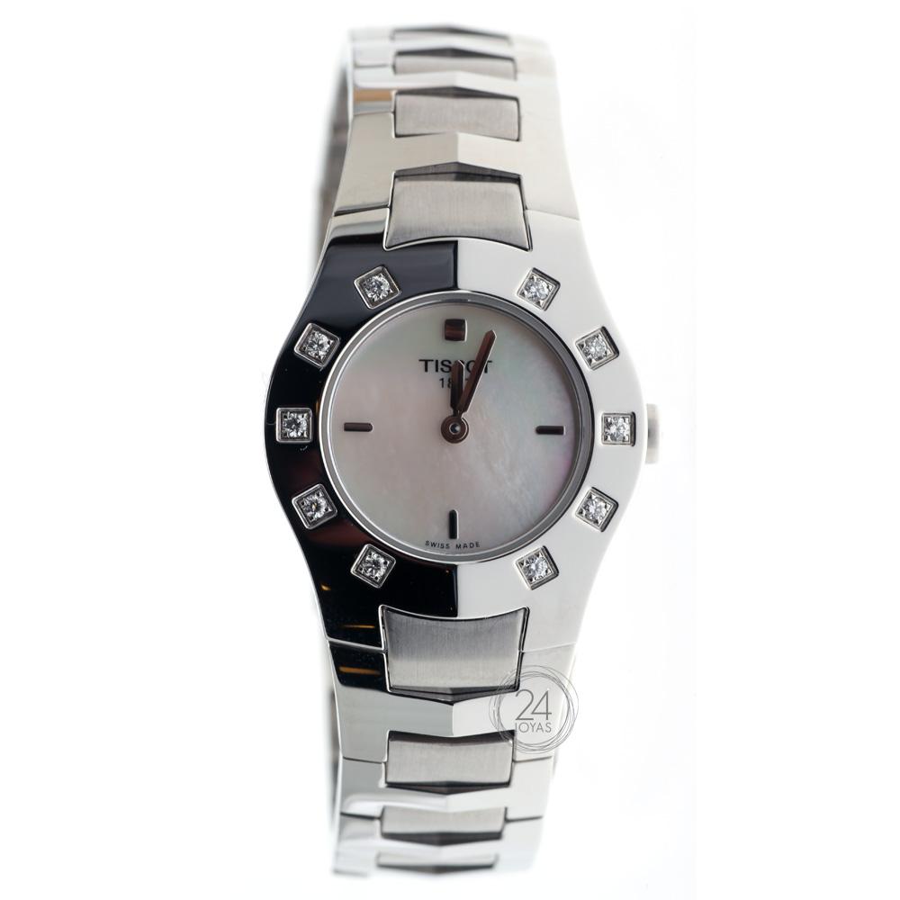 Foto Oferta Reloj Tissot T-Roun Diamantes T64178581
