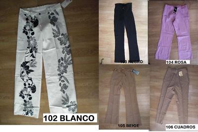 Foto Oferta Unica Lote 5 Pantalones Mujer T. 40 Nuevos