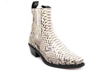Foto Ofertas de botas de hombre Sendra boots 1692P blanco-negro-piton-natural